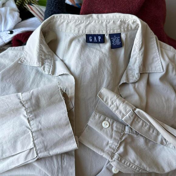Beautiful vintage 00s gap cotton BUTTON UP - Picture 6 of 7